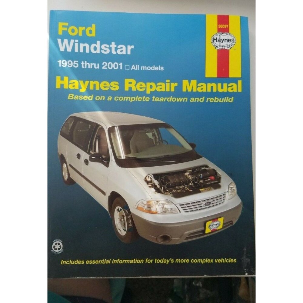 Book 1995 - 2001 Haynes Ford Windstar  All Models Repair Manual